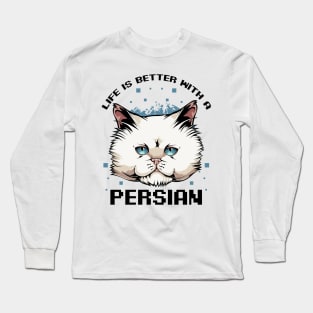 Persian Cat Long Sleeve T-Shirt